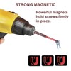 BAKESHU Pozidriv PZ2 Magnetic Impact Driver Bits, Heavy Duty Magnetic