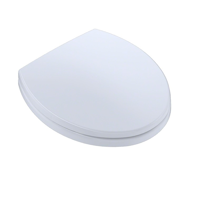 TOTO SS113#01 Transitional SoftClose Round Toilet Seat, Cotton White