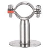 sourcing map Wall Mount Ceiling Mount Pipe Support, 304 Stainless