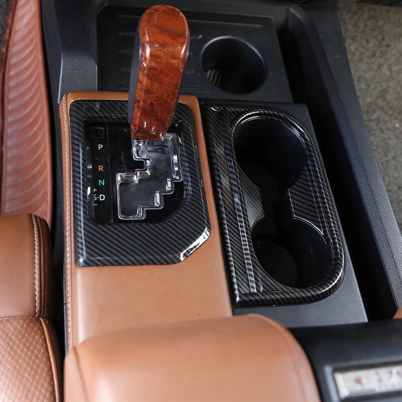 MODY Carbon Fiber Center Shifter Panel & Cup Holder Cover