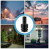 Koiyingnote 4 Inch Round Pole Tenon Adapter for Light Pole,