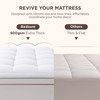 Bedsure Queen Mattress Topper, 900GSM Thick Soft Pillow Top Mattress