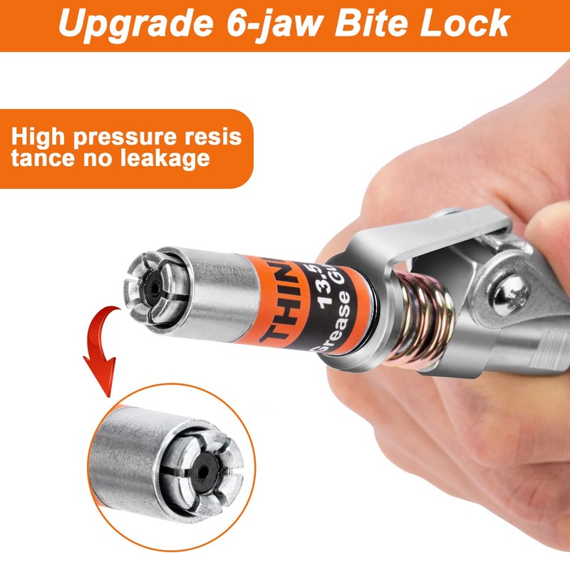 Grease Gun Coupler, Strong Lock on Greases Gun Couplers with
