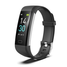Pulsera Actividad, IP68 Impermeable Relojes Inteligentes con Monitor de Ritmo Cardíaco, Monitor de Presión Arterial y Calorías, Grabadora de Sueño, Podómetro, Pulsera Inteligente para Android y iOS