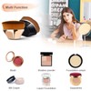 Endoto® Pack of 2 Foundation Brushes, Make-Up Brushes, Kabuki Flat