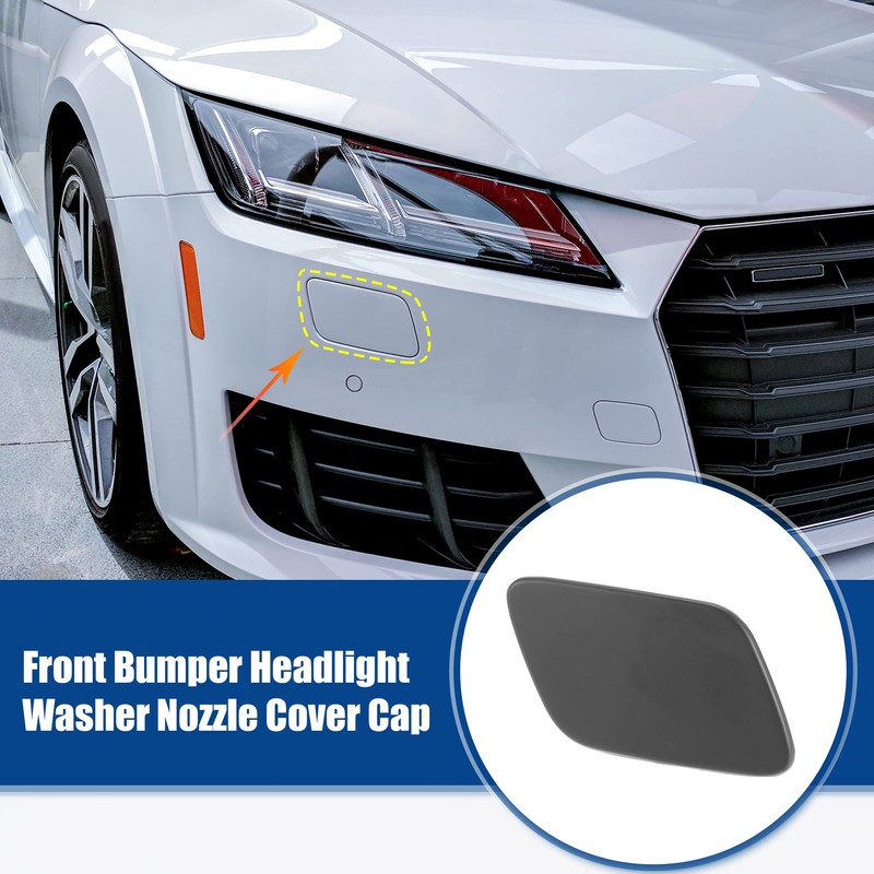 X AUTOHAUX 1 Piece Right Front Bumper Headlight Washing Cap