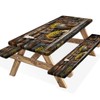 Wathon Picnic Table Cover with Bench Covers Western Cowboy 6FT