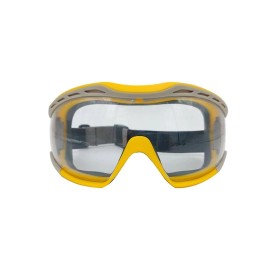 Zenport SG274 Safety Goggles Clear Lens, Flex Seal, Yellow, Yellow - 3 Pack