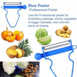 Potato Peelers (Set of 3) with Steel Blade. Vegetable Peeler. Veg Peeler. Potato Peelers for Kitchen. Light Speed Peeler. Apple Peeler