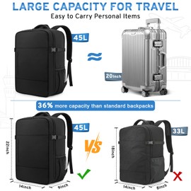 ZOMFELT Travel Backpack Carry On Backpack Luggage 22x14x9 Airline Approved