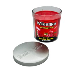 Mike and Ike 14 oz Scented Candle- Mike And Ike Red Rageous Scented Candle- 3 Wick Candle