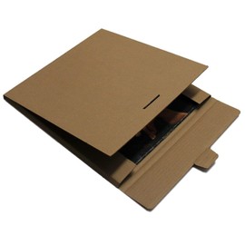 STRONG 12" LP SINGLE RECORD VINYL MAILERS SHIPPING POSTAL CARDBOARD PACKAGING BOXES (25, BROWN)