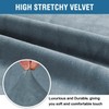 H.VERSAILTEX Stretch Velvet Sofa Covers for 3 Cushion Couch Covers