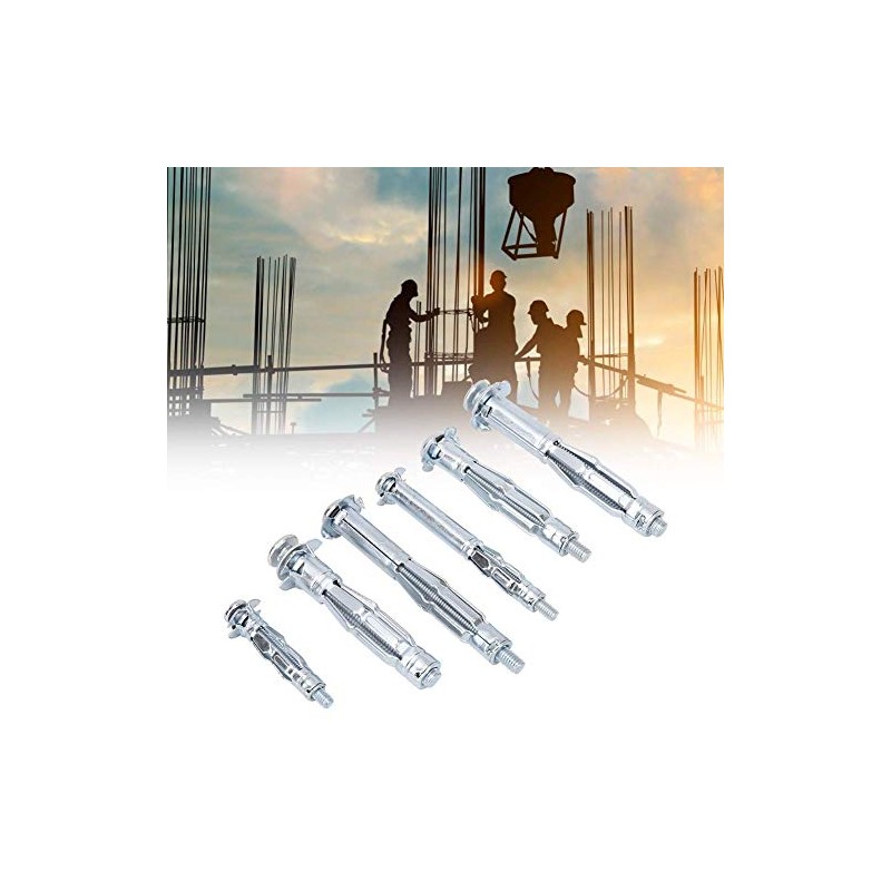 Ancla de tornillo perno cuña Perno ancla Tornillo expansión 42PCS