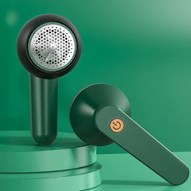 Electric Lint Remover Rechargeable - Temperamenty Electric Lint Remover Rechargeable for Clothes, Vigorshaver 2.0 - Electric Lint Remover & Fabric Shaver (Green)