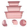 CHILDWEET Versatile Kitchen Storage Box Crisper Lunch Box 3pcs Airtight
