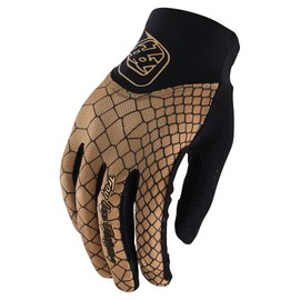 Troy Lee Designs Ace 2.0 Snake Women's Cycling Gloves (Gold, S)
