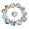 20Pcs 12mm Glass Snap Charms Tree of Life Dome Cabochons