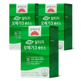 Goryeo Eundan Korea Eundan Vegetable Altige Omega 3 Balance 30 capsules, 3 packs / 고려은단 식물성 알티지 오메가3 밸런스 30캡슐, 3개