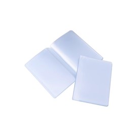 2 Pcs Plastic Credit Card Holder Wallet,10 Page 20 Slots & 10 Slots Inserts Sleeves. Transparent Holders Keep Credit Cards,These Plastic Insert for Protect Card Business Cards from Daily Wear