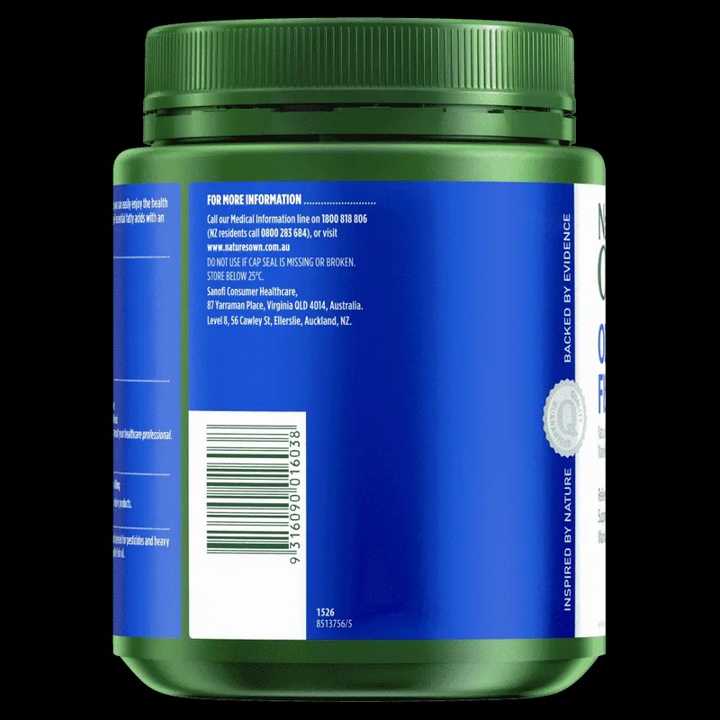 Nature's Own Odourless Fish Oil 1500mg 400 Capsules