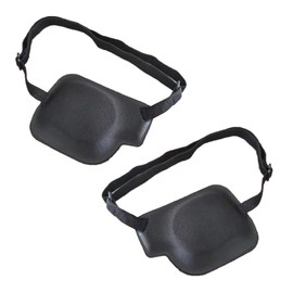 Felimoa Monocular Patch for Left Eye, Right Eye, Adjustable Eye, Set of 2
