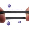 sourcing map 100 Pack Rubber Band Stretchable Rubber Elastic Band