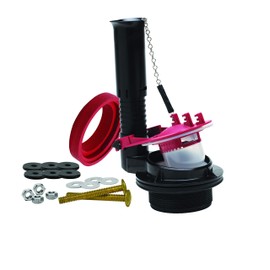 Fluidmaster 540AKRCP5 Complete Toilet Flush Valve Repair Kit, 3-Inch, Black