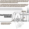 Lower Sliding Screen Door Rollers Replacement Kit Fit Andersen Parts