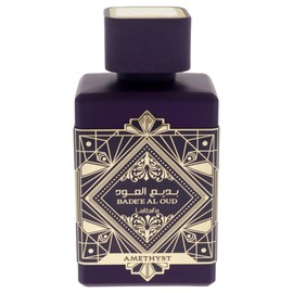 Lattafa Bade'e Al Oud Amethyst - Floral, Fruity, Amber, Oud - Eau de Parfum Long-Lasting Fragrance for Unisex, 3.40 Ounce / 100 ml