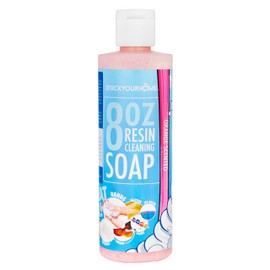 Stock Your Home 8oz Instant Resin Cleaning Soap, Gentle & Effective, Alcohol-Free Moisturizing Epoxy Resin Remover- Cleans Hands & Tools from Paint, Adhesives, Glitter & More!