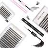 Individual Lashes Cluster Lashes 120 Pieces, 40D 0.07 D Curl