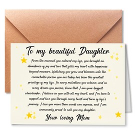 FACAICAI Funny Birthday Card & Gifts for Men Husband Boyfriend Him, Happy Bday Card (Daughter)