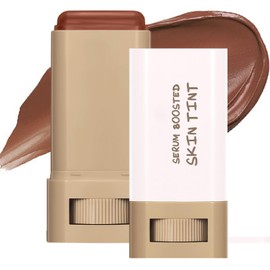 Beauty Balm Serum Boosted Skin Tint,Moisturizing Contour Stick,Solid Skin Tint Foundation for Women, Radiant & Dewy Finish,Hydrating foundation stick for Face Makeup (02)