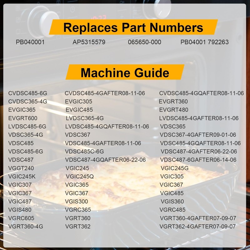 2 Pack PB040001,AP5315579,065650-000, PB04001 Gas Range Oven Ignitor Compatible with