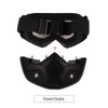 Modular Mask Detachable Goggles Motorcycle Racing Helmet Protective Face Mask