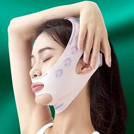 GWM Anti-Open Mouth Massage Band Face Chin Roller Massager V-Line Band Anti-Open Mouth Band Chin Massager Face