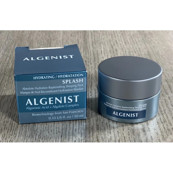Algenist Splash Absolute Hydration Replenishing Sleeping Pack Skin Care .33oz