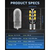 JEFLYM C921 921 912 LED RV Bulbs,Super Bright Warm White