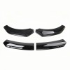 For Volvo S60 S80 S90 Glossy Black Front Bumper Lip/