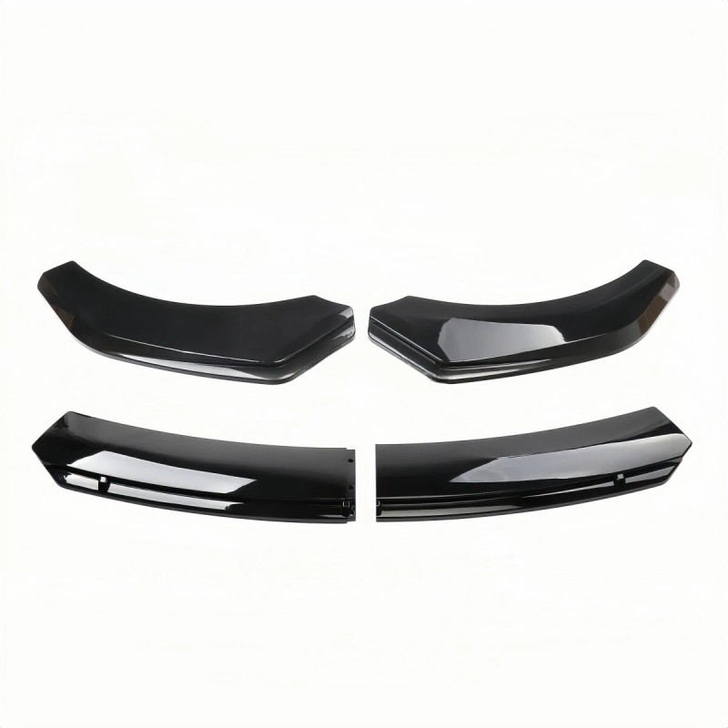 For Volvo S60 S80 S90 Glossy Black Front Bumper Lip/
