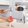 DETBOM Shower Head Kitchen Tap with 2 Jet Types and