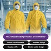 AXEL Hazmat Suits Disposable | 20 Pack | Yellow Protective