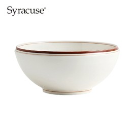 Syracuse [Jaeyoung Korea Living] Syracuse maple cotton rag 18.7cm (7 inches) 1p, line brown / 시라쿠스 [재영코리아 리빙] 시라쿠스 메이플 면기 18.7cm(7인치) 1p, 라인브라운