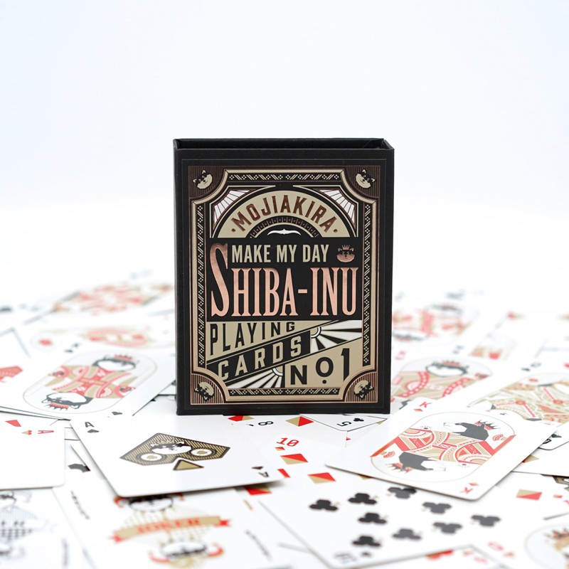 MOJIAKIRA Shiba Inu Playing Cards - RED Edition with Lovely