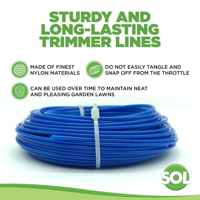 2pk Strimmer Wire 1.6mm x 20m | Heavy Duty Strimmer