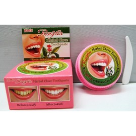 ISME Rasyan Herbal Clove Toothpaste Tooth Paste Anti Bacteria Bad Breath Decay Lots of 6 Boxes by ISME Rasyan