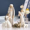 6PCS Resin Figures Fine Workmanship Art Ornaments for Household Office