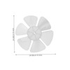ULTECHNOVO Electric Fan Leaves Replacement Blades for Floor and Table
