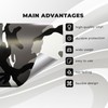 1 Roll Snow Color Camouflage Vinyl Wrap 12'' x 12''
